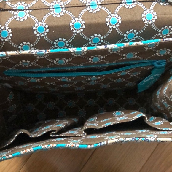 NWOT Vera Bradley Totally Turq Julia Handbag - Picture 4 of 5